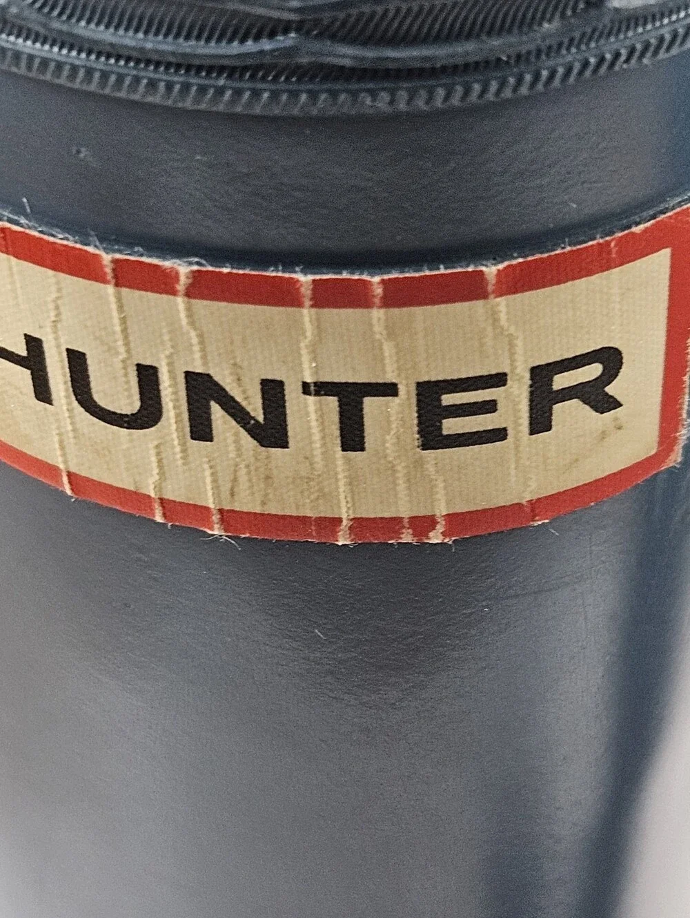 Hunter Original Kids Gloss Rain Boots Blue Size US 4B/5G EU 35/36 Waterproof